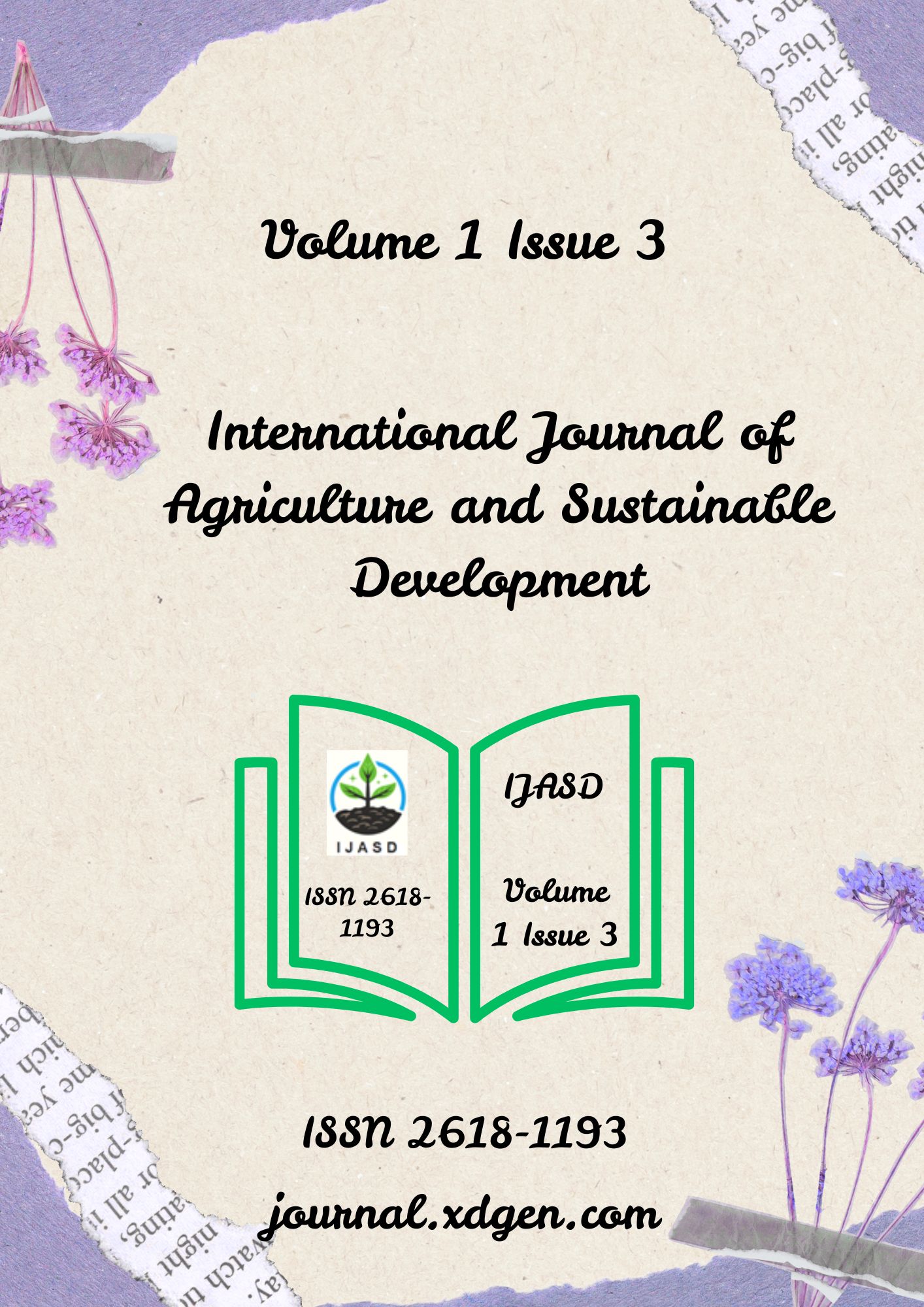 					View Vol. 1 No. 3 (2019): Vol 1 I3
				